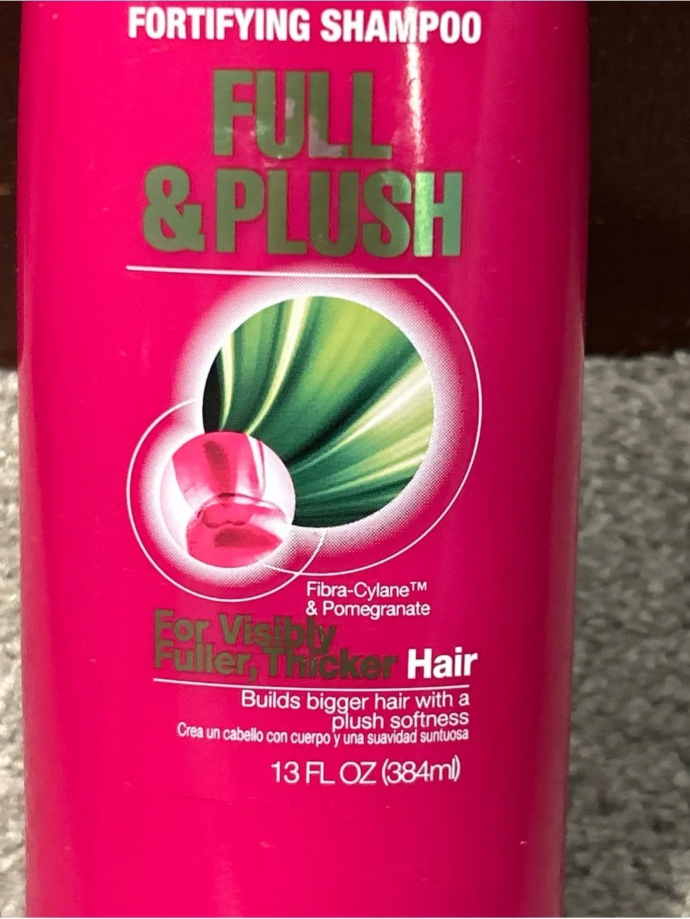 X5 Garnier Fructis Full & Plush Fortifying Shampoo for Fuller Thicker Hair 13oz